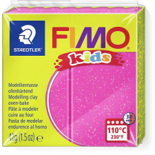 FIMO Kids 8030, 42g - glitter rózsaszín gyurma