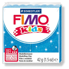  Fimo Kids süthető gyurma, 42g gliiter kék süthető gyurma