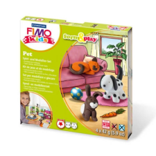 FIMO Kids süthető gyurma készlet, Form & Play - 4x42 g - állatok modellmassza