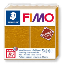 FIMO Leather Effect süthető gyurma, 57 g - okker (8010-179) modellmassza
