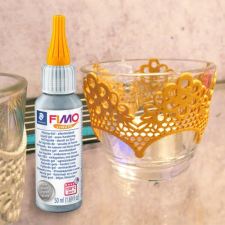 FIMO Liquid, Deco gel, 50 ml - ezüst modellmassza
