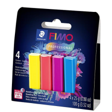 FIMO Professional Colour Pack süthető gyurma készlet, 4x25 g - True Colours süthető gyurma