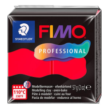 FIMO Professional süthető gyurma, 57 g - piros, red (8040-200) süthető gyurma