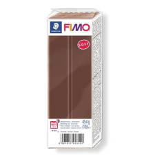 FIMO "Soft" égethető gyurma 454g csokoládé színű (8021-75 / FM802175) süthető gyurma