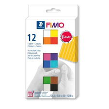 FIMO "Soft Basic" égethető gyurma készlet 12 különböző szín  (8023 C12-1 / FM8023C121) (FM8023C121) kreatív és készségfejlesztő