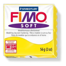 FIMO "Soft" gyurma 56g égethető citromsárga (8020-10) (8020-10) kreatív és készségfejlesztő