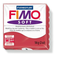 FIMO "Soft" gyurma 56g égethető meggy piros (8020-26) (8020-26) gyurma