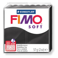 FIMO Soft süthető gyurma, 57 g - fekete (8020-9) modellmassza