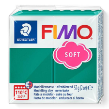 FIMO Soft süthető gyurma, 57 g - smaragd (8020-56) modellmassza