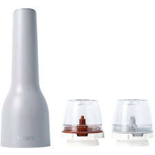 Finamill by Pepperfield Elektromos fűszerőrlő ajándékszett, USB, szürke konyhai eszköz