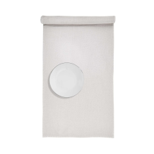 FINCA pamutvászon asztali futó bézs, 50x160 cm lakástextília