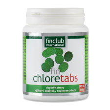 Finclub Chloretabs nagy tisztaságú zöldalga készítmény méregtelenítésre vitamin és táplálékkiegészítő