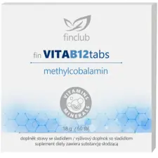 Finclub fin VitaB12tabs (60 db) - aktív B12-vitamin metilkobalaminnal vitamin és táplálékkiegészítő