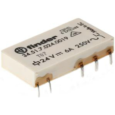 Finder 345170240019 Ultravékony printrelé,1váltóérintkező,6A villanyszerelés