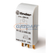Finder 99.02.3.000.00 EMC-modul: védődióda, 6 ... 220 V DC villanyszerelés