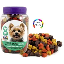Fine Dog mini soft mix srdíčka 280 g jutalomfalat kutyáknak
