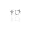 Fine Silver AG121102 - Ezüst francia záras női fülbevaló pár