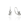Fine Silver AG121605 -Ezüst hagyományos záras beakasztós női fülbevaló pár