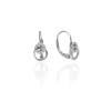 Fine Silver AG122475 - Ezüst hagyományos záras beakasztós női fülbevaló pár