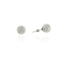 Fine Silver AG122829 - Ezüst beszúrós Swarovski köves fülbevaló fülbevaló