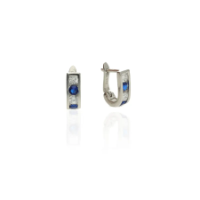 Fine Silver AG122925 - Ezüst francia záras női fülbevaló pár fülbevaló