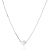 Fine Silver AG123080 - Ezüst nyaklánc medállal Hossz: 42 - 45 cm