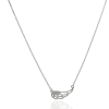 Fine Silver AG123086 - Ezüst nyaklánc medállal Hossz: 42 - 45 cm