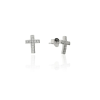 Fine Silver AG123139 - Ezüst beszúrós fülbevaló