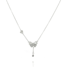Fine Silver AG123346 - Ezüst nyaklánc medállal Hossz: 42 - 45 cm nyaklánc