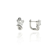 Fine Silver AG123545 - Ezüst francia záras női fülbevaló pár fülbevaló