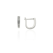 Fine Silver AG123636 - Ezüst francia záras női fülbevaló pár fülbevaló