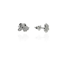 Fine Silver AG123778 - Ezüst beszúrós fülbevaló stekker zárral fülbevaló