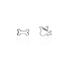 Fine Silver AG123927 - Ezüst beszúrós fülbevaló stekker zárral fülbevaló