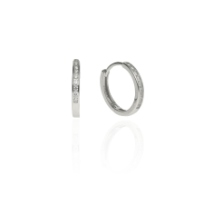 Fine Silver AG123990 - Ezüst bepattintós női fülbevaló pár fülbevaló