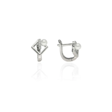 Fine Silver AG124873 - Ezüst francia záras női fülbevaló pár fülbevaló