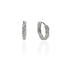 Fine Silver AG124877 - Ezüst bepattintós női fülbevaló pár