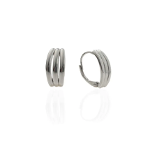 Fine Silver AG125110 - Ezüst francia záras női fülbevaló pár fülbevaló