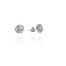 Fine Silver AG125119 - Ezüst beszúrós stekker záras fülbevaló fülbevaló