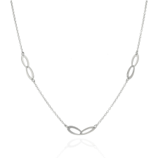 Fine Silver - Ezüst nyaklánc medállal Hossz: 42 - 45 cm nyaklánc