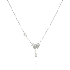 Fine Silver - Ezüst nyaklánc medállal Hossz: 42 - 45 cm nyaklánc