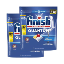 Finish Powerball Quantum All in 1 mosogatógép-kapszula, lemon (2x130 db) tisztító- és takarítószer, higiénia
