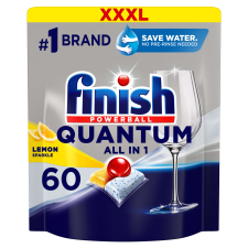 Finish Quantum All in 1 Lemon Mosogatógép kapszula 60db tisztító- és takarítószer, higiénia