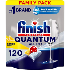 Finish Quantum All in 1 Lemon Sparkle 120 db tisztító- és takarítószer, higiénia