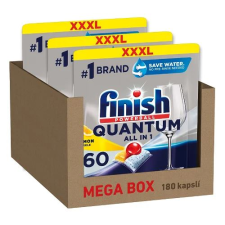Finish Quantum All in 1 Lemon Sparkle mosogatógép tabletta 180 db (5999109583291) (5999109583291) tisztító- és takarítószer, higiénia