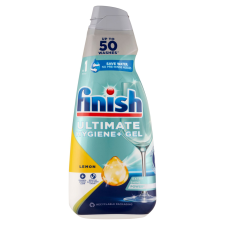 Finish Ultimate Hygiene+ Gel Citrom Gépi mosogatógél 50 mosogatás 1000ml tisztító- és takarítószer, higiénia