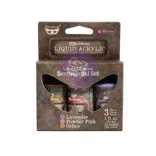 Finnabair Sentimental (3x30ml) Akrilfesték készlet Limited Edition Liquid Acrylic Set (3 db) akrilfesték