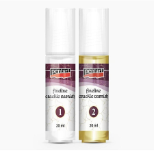  Finomvonalas repesztőlakk szett, 2x20 ml dekorációs kellék