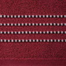 Fiore csíkos törölköző Piros 30x50 cm lakástextília