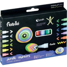 Fiorello Akril Marker Fiorello 2 mm 12 Darabos (442823) filctoll, marker