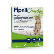  Fipnil Combo Spot On Macska 3×0,5ml élősködő elleni készítmény macskáknak